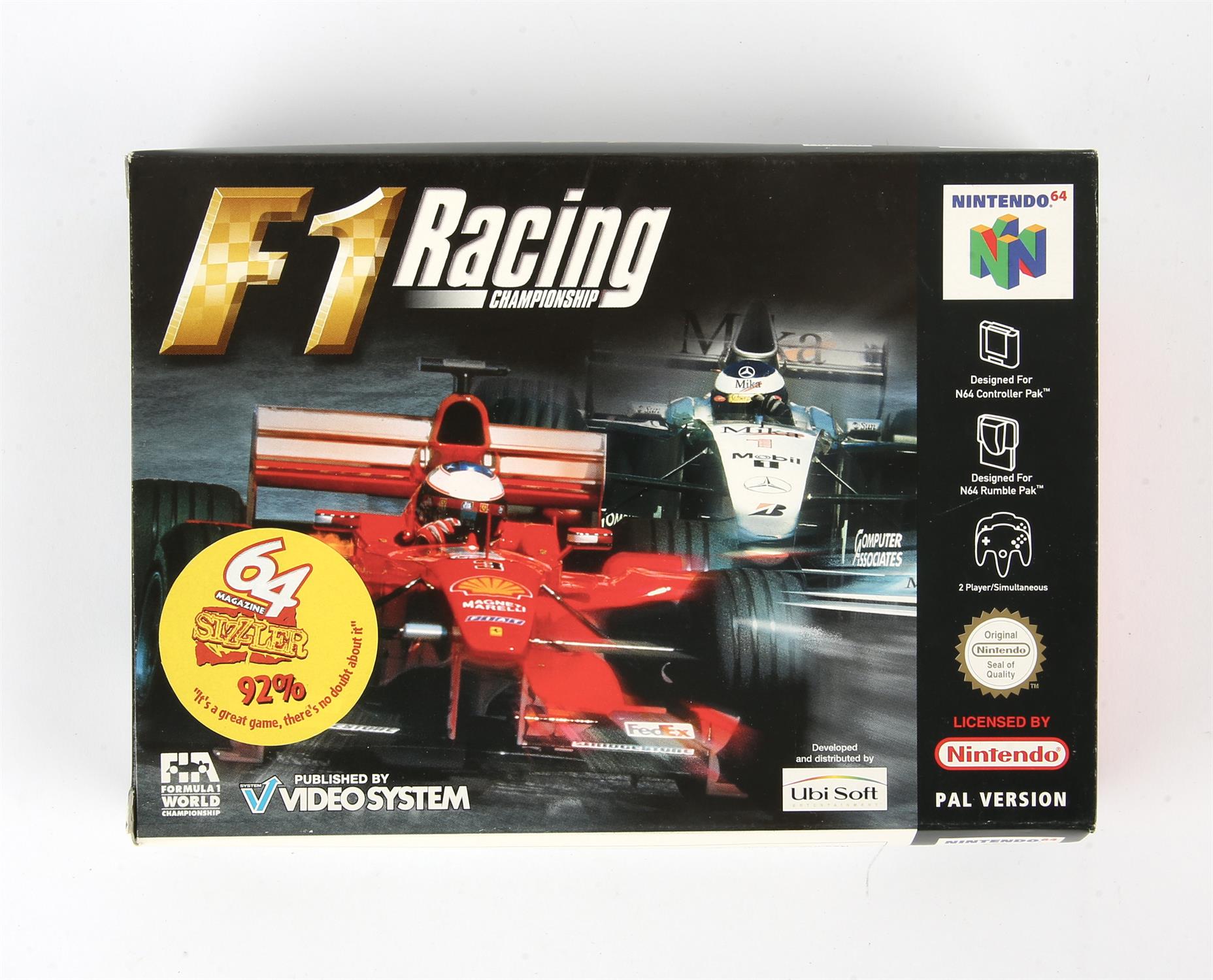 Nintendo 64 (N64) F1 Racing Champsionship boxed game (PAL)