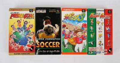 Super Famicom football/soccer bundle (NTSC-J) Includes: Super Formation Soccer, Super Famista 3,