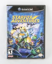 A signed copy of Starfox Adventures for the Nintendo GameCube (NTSC) The game is complete