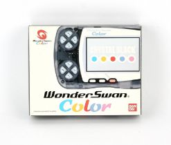 WonderSwan Colour Crystal Black [WSC-001] Handheld Console factory sealed