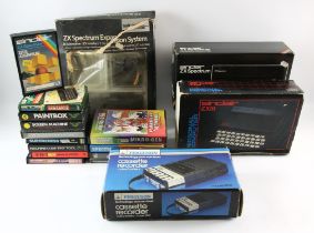A large assortment of Sinclair ZX Spectrum PCs, accessories and games Hardware includes: ZX