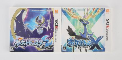 Nintendo DS/3DS Pokémon bundle (NTSC-J) Includes: Pokémon X and Pokémon Moon (w/Snorlax GX card)