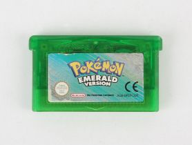 Pokémon Emerald Game Boy Advance (GBA) game - loose cartridge