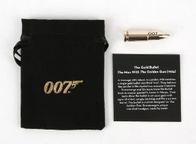 James Bond The Man With the Golden Gun - A licensed Replica Bullet 1:1 scale based on the prop