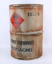 James Bond The World is Not Enough (1999) Original prop barrel from underground nuclear bunker