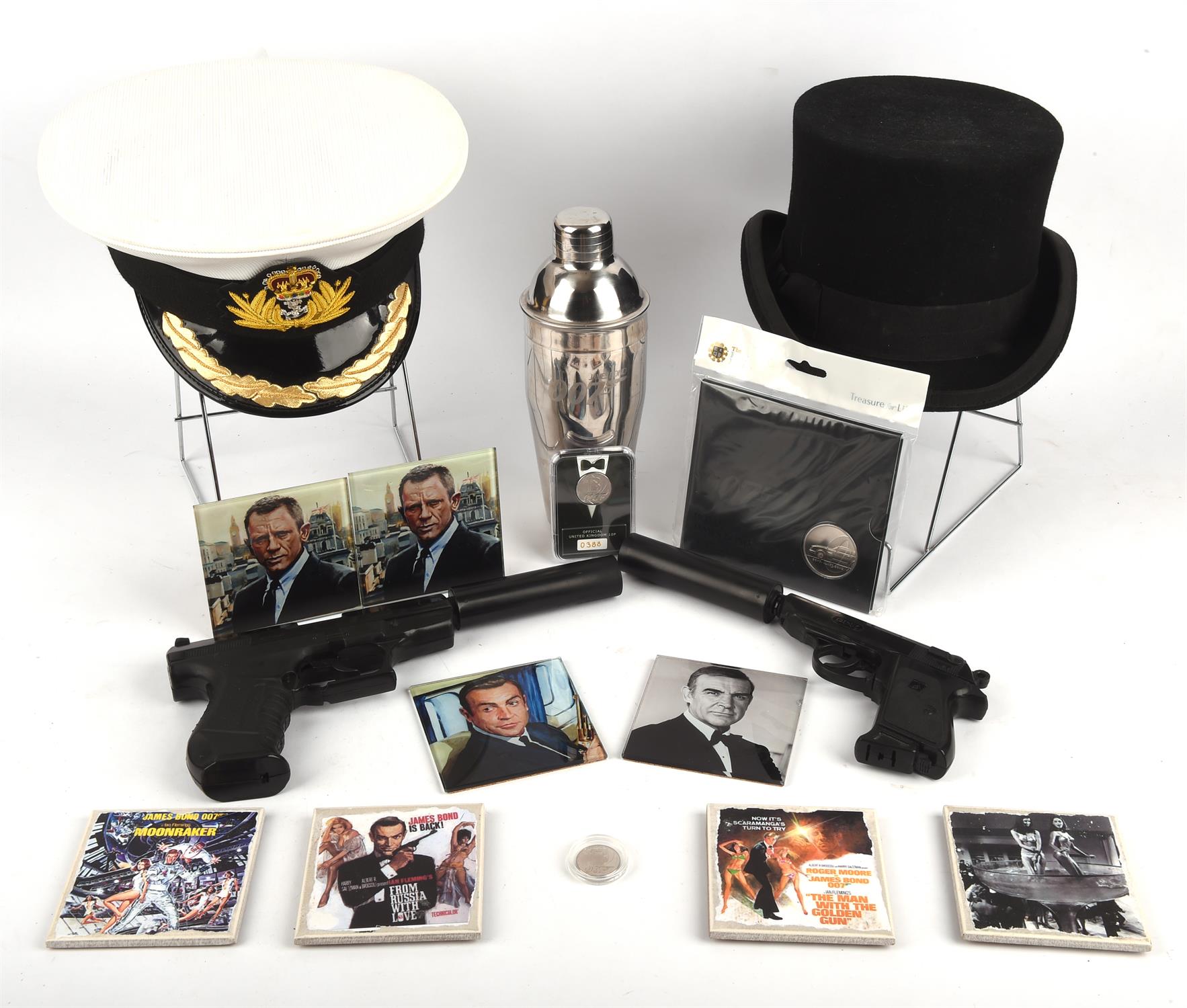 James Bond Collectables – comprises: Sean Connery as J Goldfinger (1964) Limited edition original