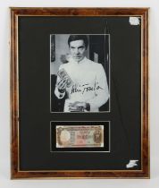 Autographs: James Bond: Louis Jourdan (1921-2015) – Signed black and white photograph depicted