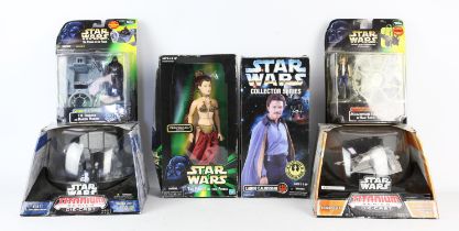 A quantity of Star Wars collectable merchandise including; Four Kenner Collector Series figures,