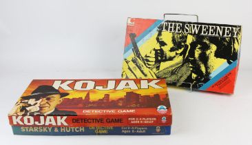 Three board games to include The Sweeney by Omnia. Kojack by MB Games / Arrow (UK), 1975.