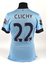 Manchester City Football Club, Clichy (No.22) Premier Season shirt 2014-2015. S/S.