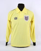 Peter Shilton - Match Worn Late 70s England Shirt (No.1) L/S. Provenance: from the vendor's