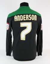 Nottingham Forest Football club, Anderson (No.7). Season Away shirt 2011-2012, L/S – Provenance