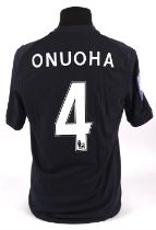 Manchester City Football club, Onouha (No.4) shirt from 2010-2011, Match Worn in New York