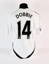 Swansea Football club, Dobbie (No.14) Season shirt from 2011-2012, S/S. Match Worn during season.