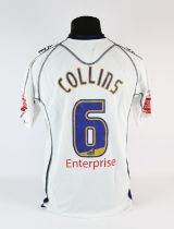 Preston North End Football club, Collins (No.6) Season Worn shirt from 2009-2010, S/S.