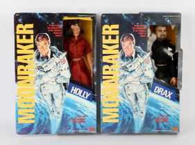 James Bond 007 - Two Mego Corp Moonraker 12.5 inch Action Figures from 1979, Drax & Holly,