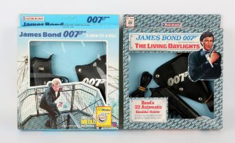 James Bond - Two Lone Star Shoulder Holster and guns for A View to a Kill and The Living Daylights