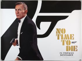 James Bond No Time To Die (2020) Set of Six character British Quad teaser film posters,