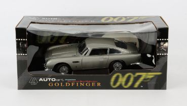 James Bond 007 - Autoart 1:18 scale Aston Martin DB5, modelled on the vehicle in the film
