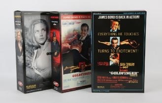 James Bond Goldfinger - Three Sideshow Collectibles 12 inch action figures, James Bond,