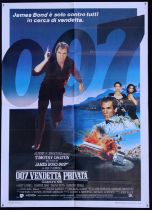 James Bond Licence to Kill (1989) Five film posters, French door panel and Petite film posters,