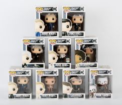 James Bond - Nine boxed Funko Pop! models (9).