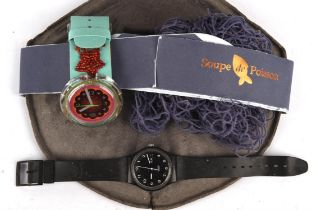 Swatch A PWZ106 soupe de Poisson Pop Swatch watch, with card shell packaging, net,