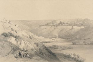 After David Roberts, Jerusalem; Citadel of Jerusalem, a pair of lithographs, each 31.5 x 48cm.