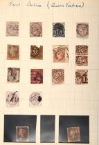 Accumulation of stamps in two archive boxes. Mainly in Great Britain from 1840 Penny Black,