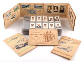 Collection of various cigarette cards, 3 sets of 50 cricketers cards, two by John Player & Sons and