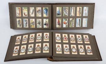 Two London Cigarette card albums, Players Cigarettes, Cricketers, set of 50, English Kings,