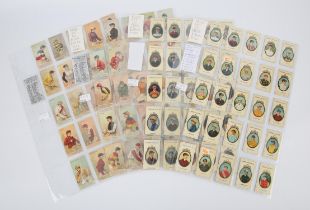 Allen & Ginters Cigarette cards, Racing colours of the world, 1888, set of fifty,
