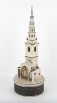 Timothy Richards, an architectural model of St Brides Church, limited edition, 20/100,