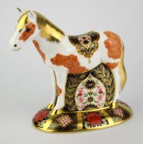 Royal Crown Derby, Epsom Filly, 26/500. with certificate, gold stopper, in box Note: The names on