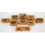 Two Mauchline ware souvenir ware boxes, 19th Century, Shanklin from the Gate and the Beach,