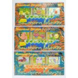 Pokemon TCG. Three Sealed Japanese Southern Island sets. Three cards in each. Sets included are