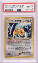 Pokemon TCG. Japanese Light Dragonite Neo Destiny Number 149, PSA Gem Mint 10.