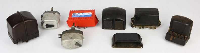 Collection of Vintage Electrical Parts - To include a Lucas regulator and two other regulators,