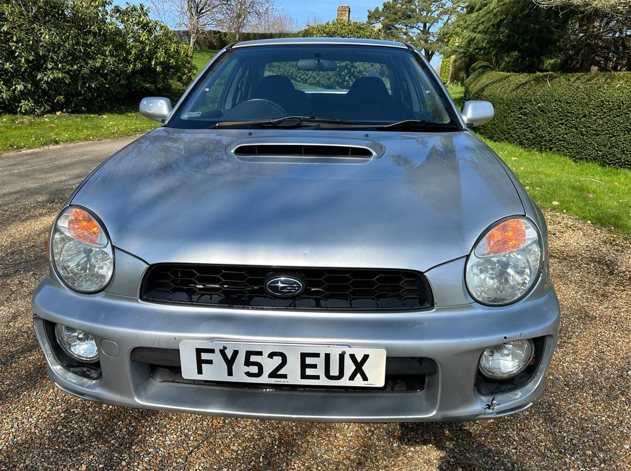 2002 Subaru Impreza 2.0 WRX AWD Turbo 4-dr Saloon. Registration: FY52 EUX. Finished in Silver. - Image 8 of 16