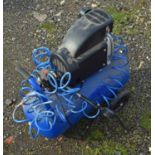 Draper 50 litres electric air compressor. Please note this lot has the standard Ewbank's standard