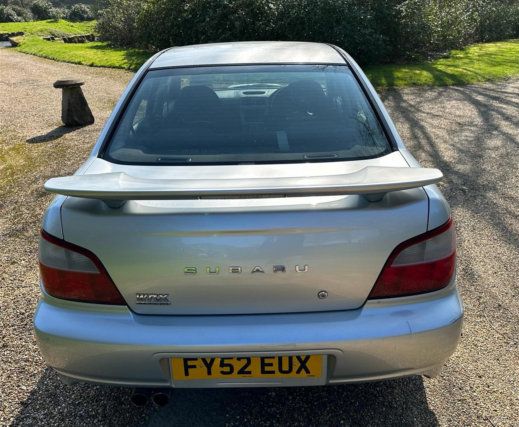 2002 Subaru Impreza 2.0 WRX AWD Turbo 4-dr Saloon. Registration: FY52 EUX. Finished in Silver. - Image 6 of 16