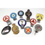 Collection of 9 Vintage Car Club and association Badges - British Racing & Sports Car Club (11626),