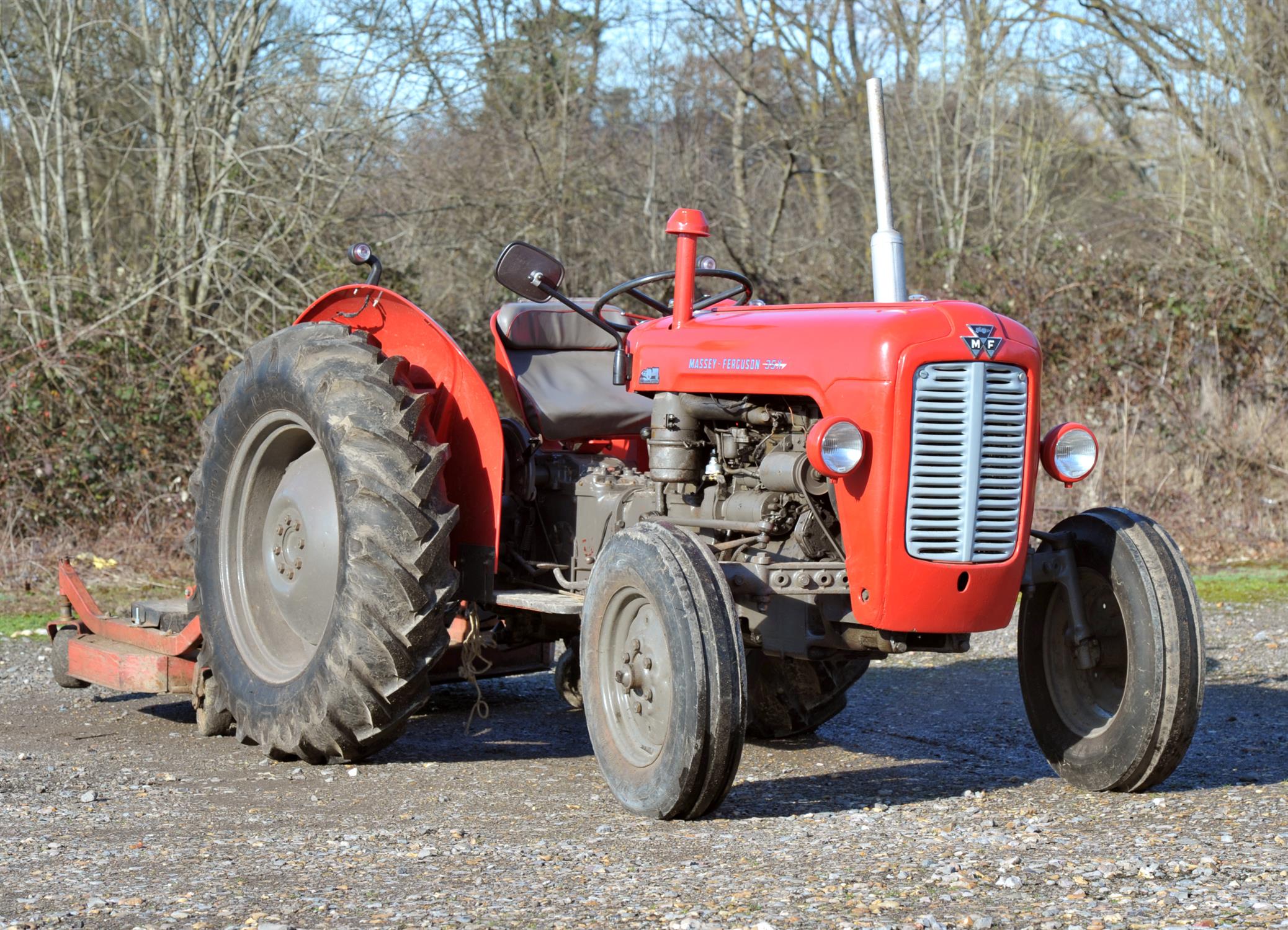 1964 Massey Ferguson 35X Diesel Tractor. Registration number: AFX 79B. Recently fully refurbished - Image 3 of 18