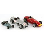 Large Collection of play worn racing cars - To include Dinky Toys Cooper-Bristol (233),