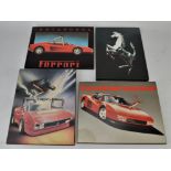 Ferrari – collection of items to include, Three wooden clocks (2x testarossa, 1x GTO),