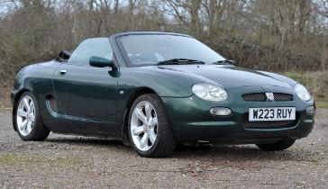 2000 MGF 1.8 Petrol VVC Manual. Registration number: W223 RUY. Mileage: 74,339.