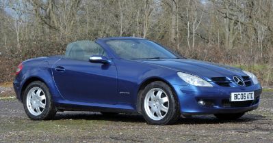 2006 Mercedes SLK 200 Petrol Kompressor Automatic Convertible. Registration number: BC06 ATC.