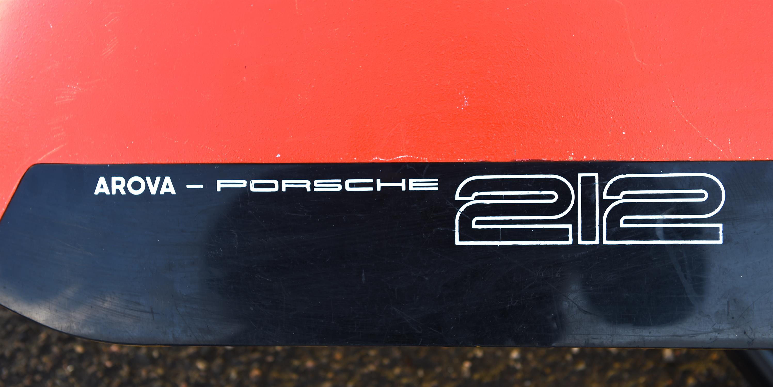 Red Arova-Porsche 212 Skibob - Manufactured in 1970 with the specific dimensions to fit into the - Image 2 of 8