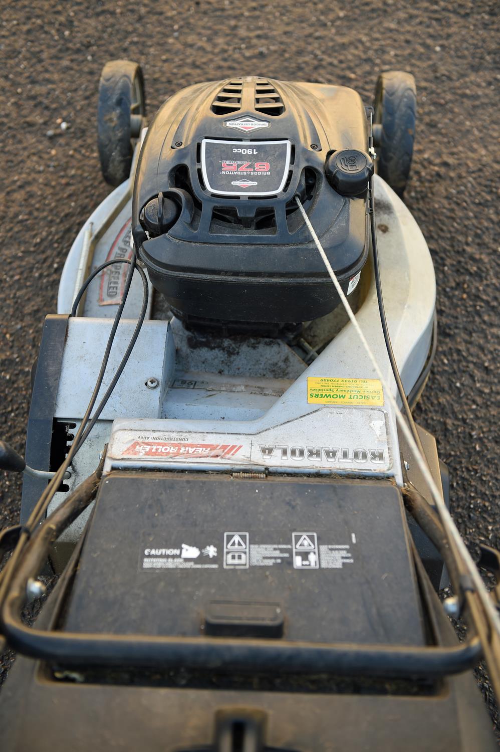 Masport self propelled , Briggs & Stratton 675 Series 190 cc petrol mower with rear roller - Image 6 of 6