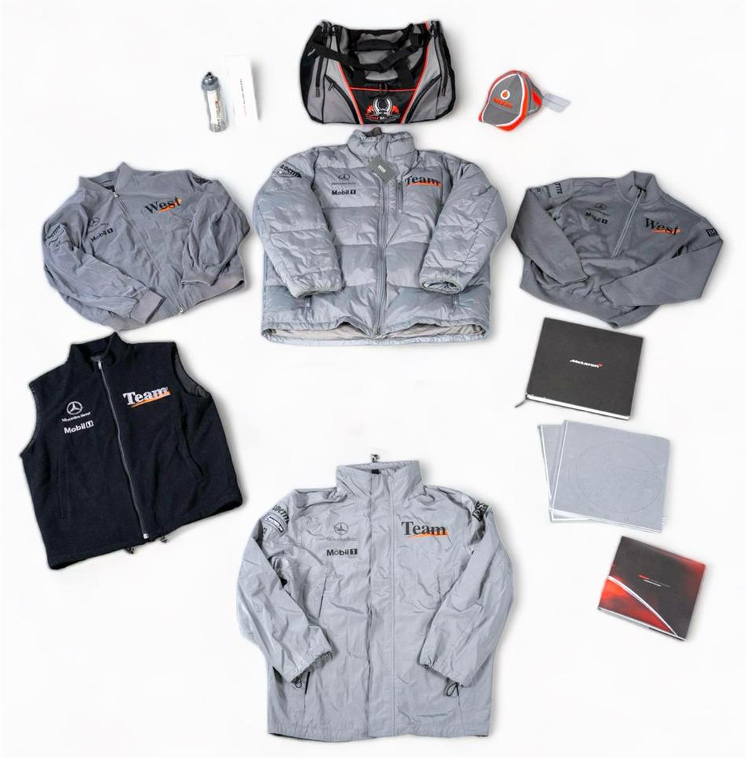 Exclusive McLaren Mercedes F1 Team Wear Clothing and other items - 5 Hugo Boss Clothing pieces
